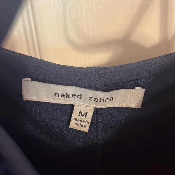 Naked Zebra Navy Dress - Picture 4 of 4